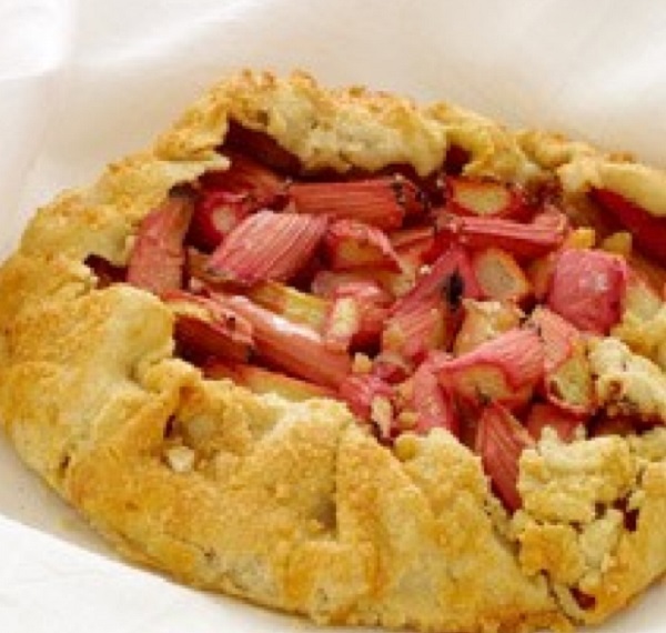 Super Easy One-crust Rhubarb Pie