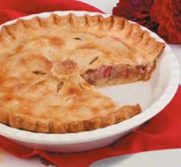 Double-Crust Rhubarb Pie