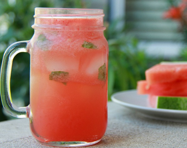 Pink Lemonade Watermelon Fizz