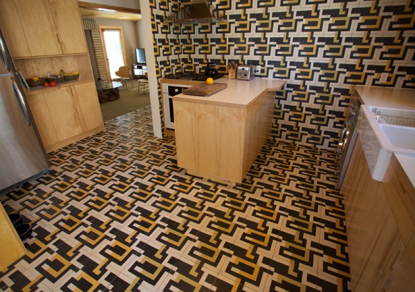 Crazy Tiles Kitchen Floor Design