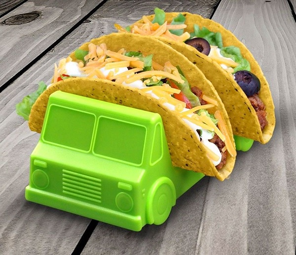 Taco Truck Taco Holder (Green and Orange)