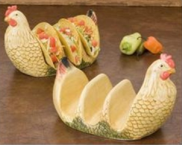 Chicken Ceramic Taco Holder