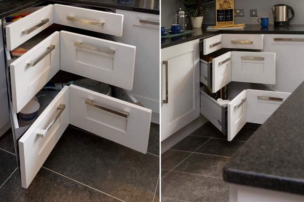 Ten Kitchen Corner Cupboards That Make Great Use of the Awkward Space