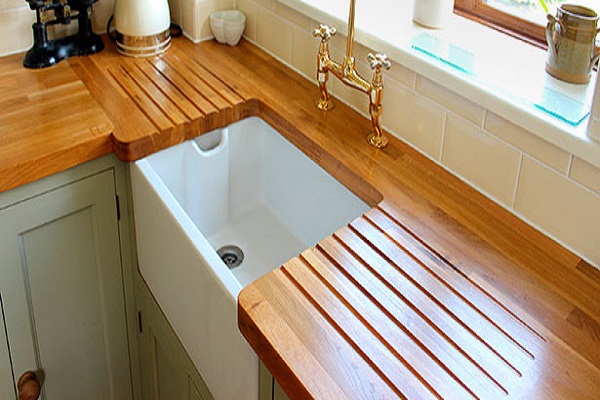Kitchen Worktops Made With Wood