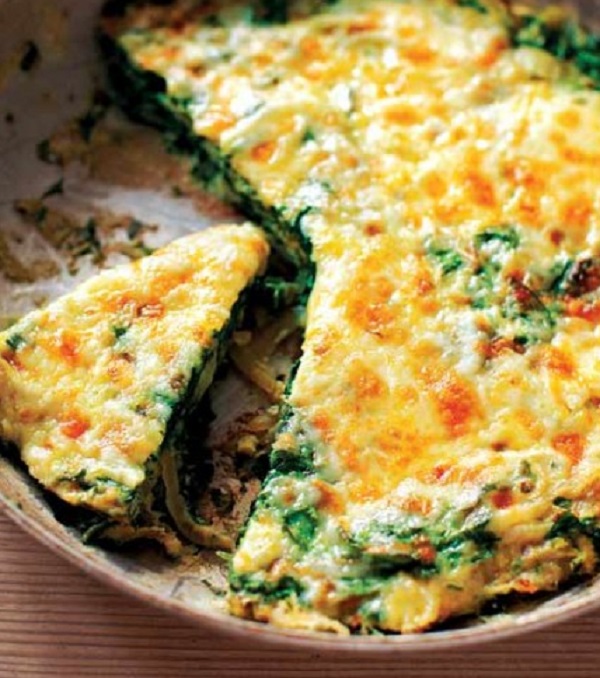 Spinach and Onion Spanish Tortilla