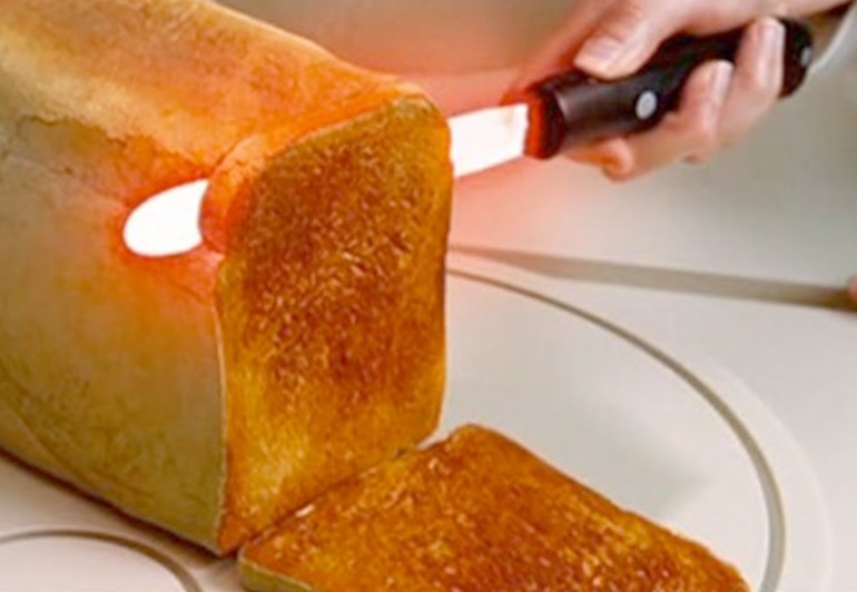 This Lightsaber Toast Knife 