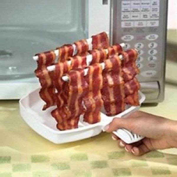 Microwavable Bacon Cooker Rack