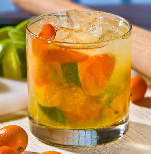  Honey Kumquat Caipirinha Cocktail
