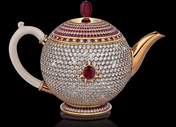 The Egoist Diamond Covered Teapot