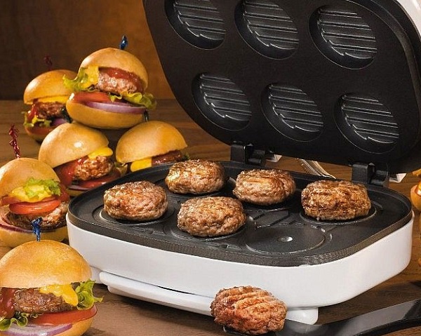 Electric 6X Mini Burger Maker