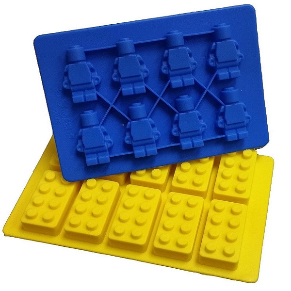 Lego Party Blocks And Robots Silicone Ice Cube Tray