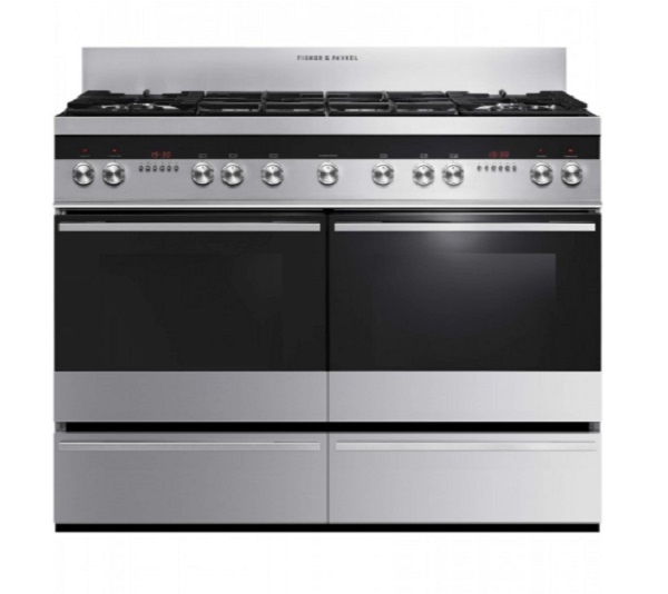 Fisher & Paykel Stainless Steel Dual Fuel AGA Cooker