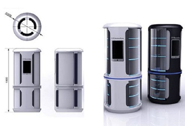 The Cylindrical Refrigerator By Axon