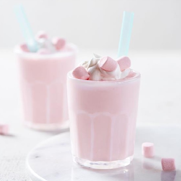 Strawberry Marshmallow Milkshake