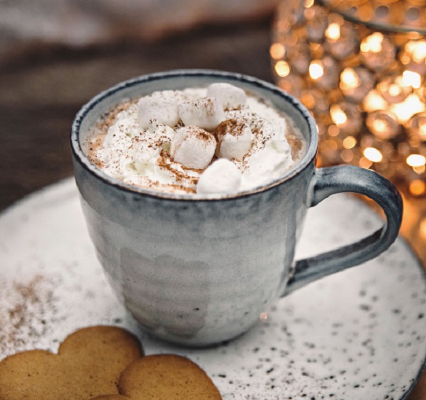 Hot Chocolate With Cream and Mini Marshmallows