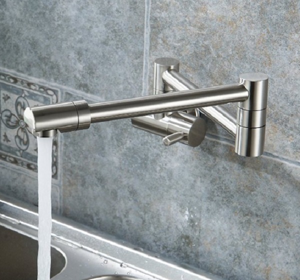 Puriscal Double Joint Wall Mounted Kitchen Tap
