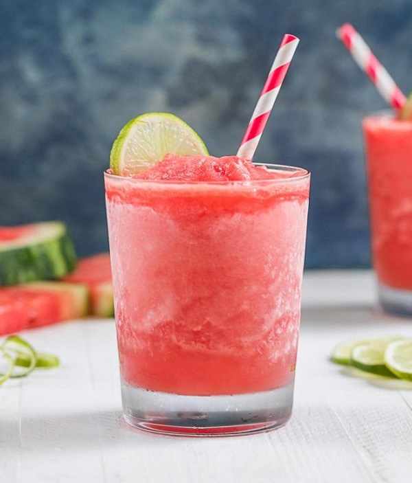 Frozen Watermelon Daiquiri Cocktail