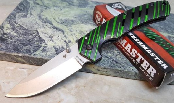 BushMaster Green Venom Folding Kitchen Knife