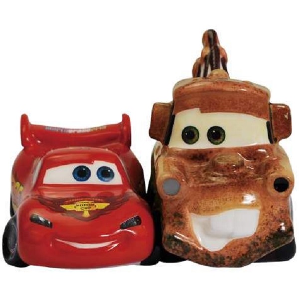 Disney Cars Lightning McQueen & Mater Salt and Pepper Shakers 