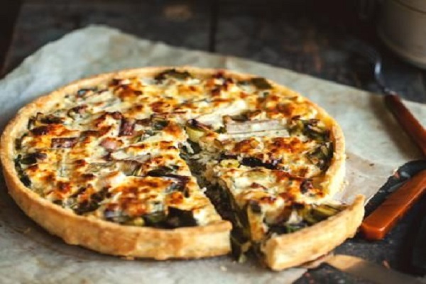Soft Cheese and Vegetables Savoury Tart