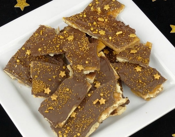 New Year’s Eve Toffee Bark