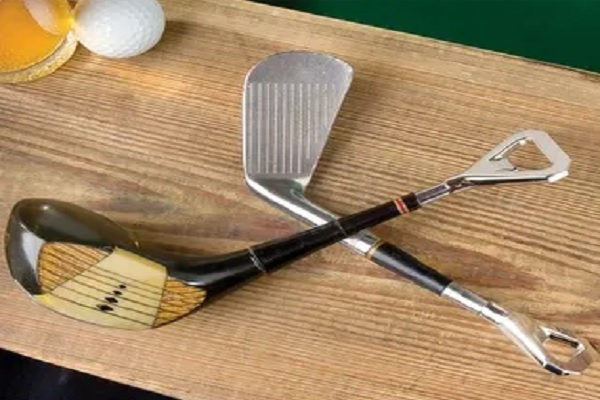 Golf Club Head Bottle Openers - Iron and Wood