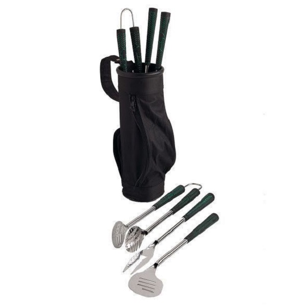 Golf Bag and Clubs BBQ Tool Set
