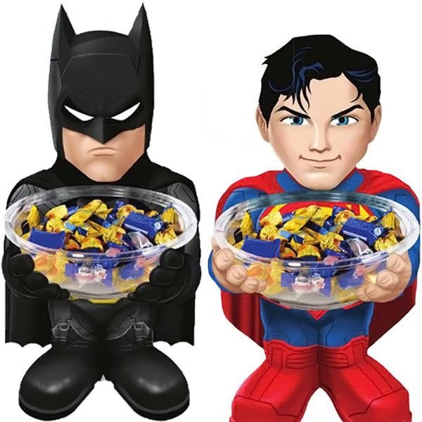 DC Comics Superman and Batman Candy Bowl Holders