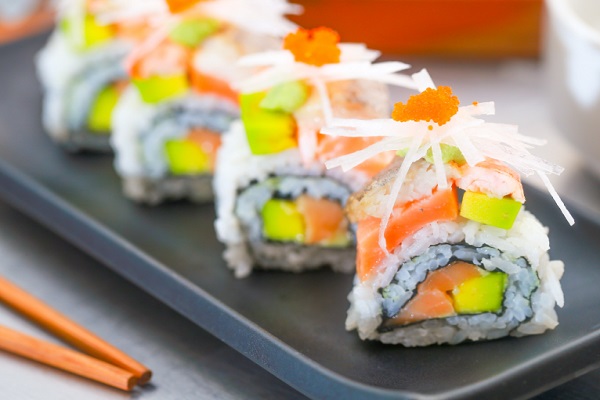 Rainbow Sushi Rolls