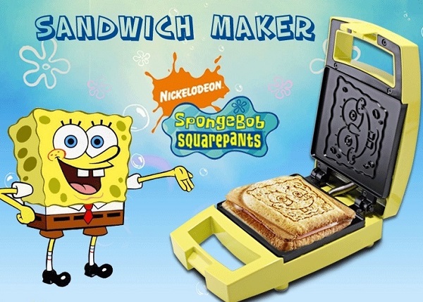 SpongeBob Grilled Cheese Sandwich Toaster
