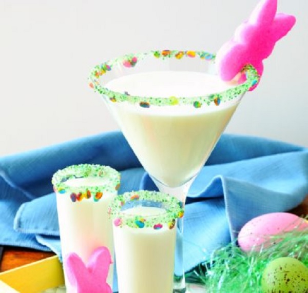 Marshmallow Peep Easter Martini