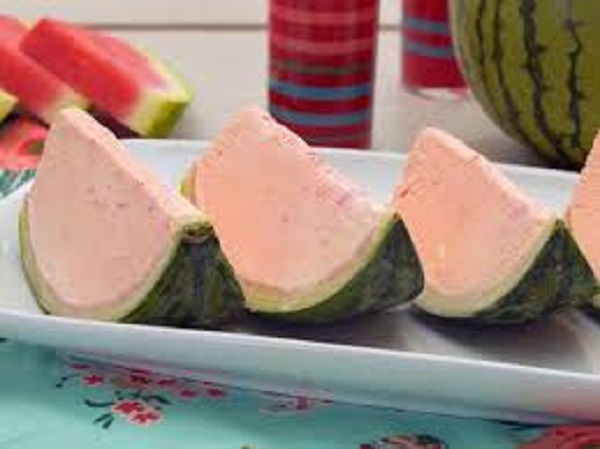 No-Churn Watermelon Ice Cream Slices