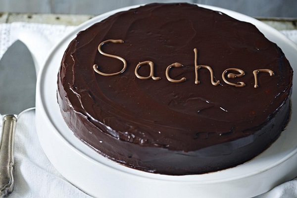 Traditional Austrian Sachertorte (Chocolate Cake)