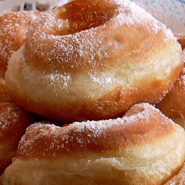 Traditional Hungarian Carnival Donut