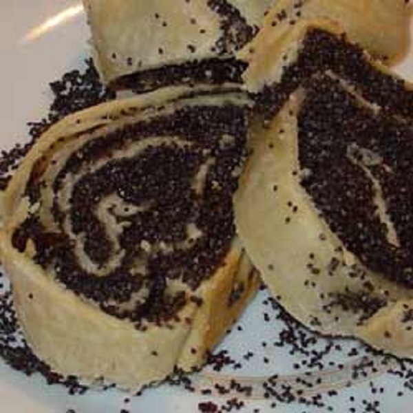 Traditional Lithuanian Poppy Seed Roll
