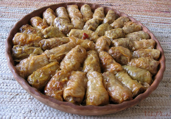 Traditional Serbian Sarma (Stuffed Cabbage Rolls)