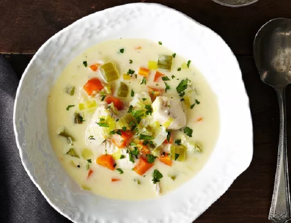 Traditional Belgian Waterzooi (Chicken Soup)