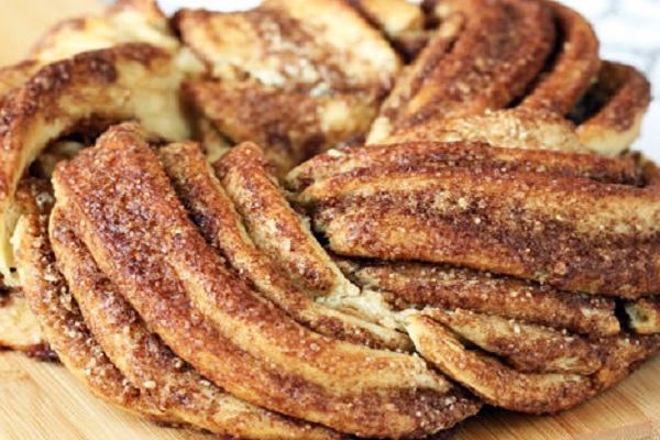 Traditional Estonian Kringle (Cinnamon Braid Bread)