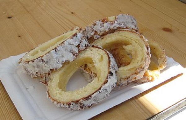 Traditional Slovak Skalický Trdelník (Sweet Pastry Cake)