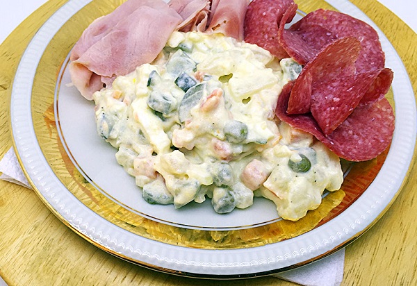 Traditional Slovak Potato Salad