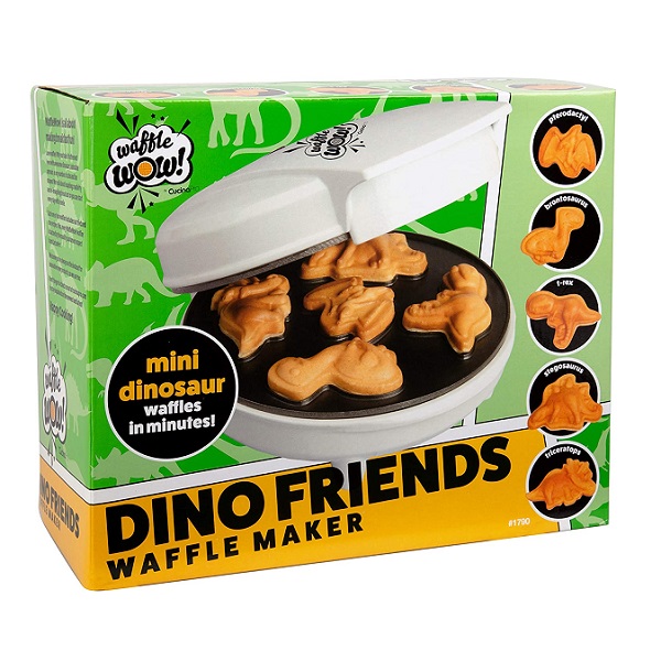 Dino Friends Mini Waffle Maker