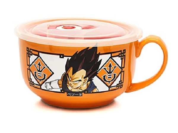 Dragon Ball Z Ceramic Soup Mug with Lid