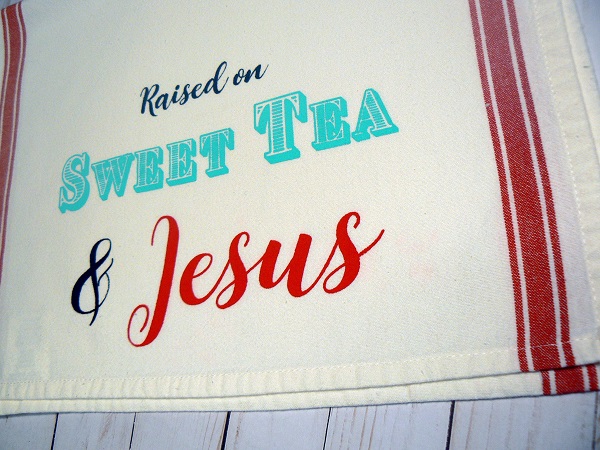 Tea and Jesus Dish Cloth