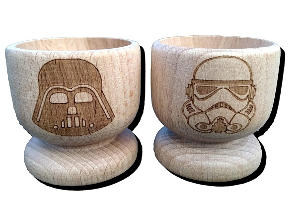 Star-Wars Darth Vader and Stormtrooper FastCraft Egg Cup Set