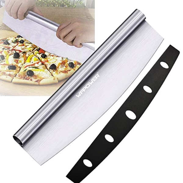 WFPower Stainless Steel Rocking Pizza Cutter