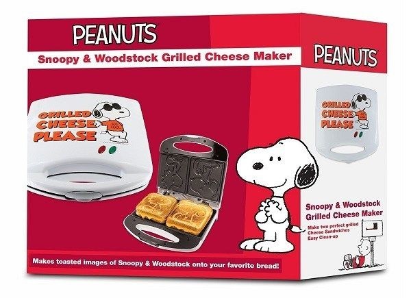 Peanuts Snoopy and Woodstock Grilled Cheese Sandwich Toaster