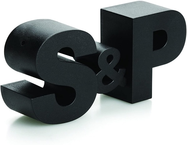 QUALY Letters Salt and Pepper Shaker