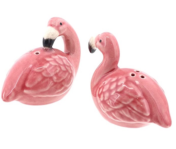Flamingo Salt and Pepper Shakers by Servette