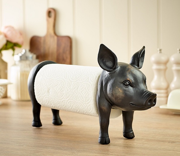 Museum Selection Pig Kitchen Roll Holder