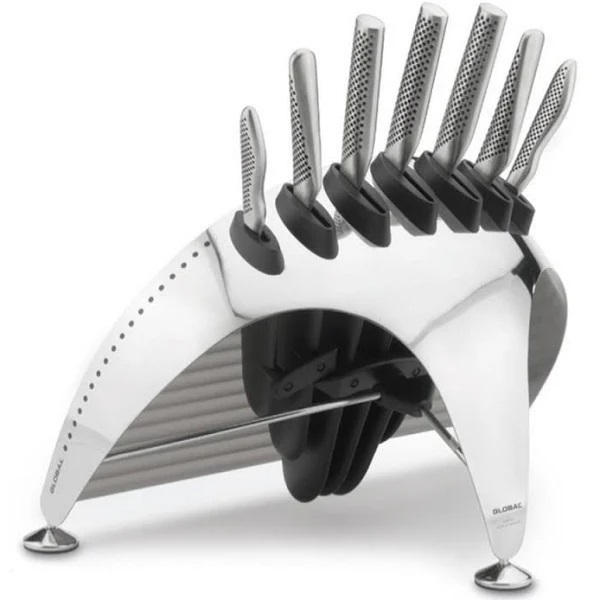 Global 7 Piece 'T' Type Knife Block Set by Global